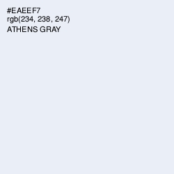 #EAEEF7 - Athens Gray Color Image